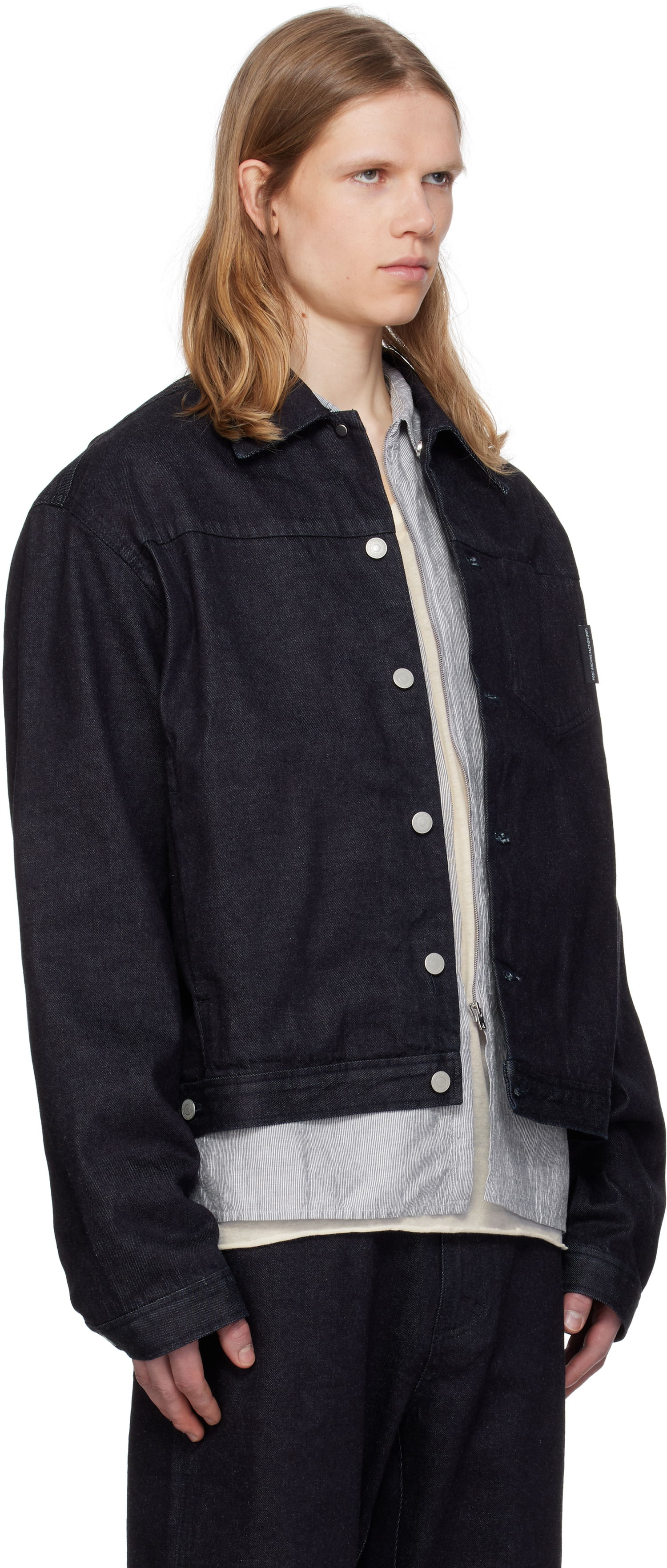 Jakna Post Archive Faction (PAF) Post Archive Faction (PAF) 8.0 Right Denim Jacket Črna | 8.0 ODJR-ID, 1