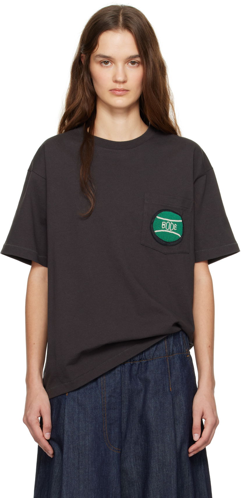 Majica Bode Bode Game Point Pocket Tee Siva | MRF24CS056