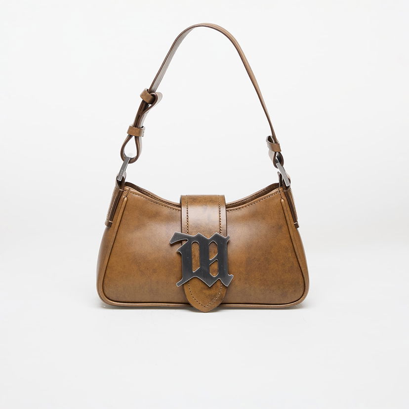 Torba za čez ramo MISBHV Leather Shoulder Bag Small Brown Faded Rjava | 240A432