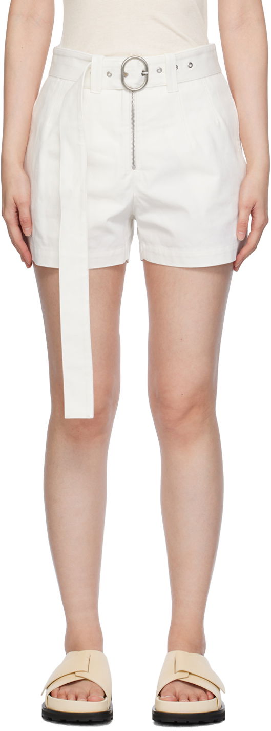 Kratke hlače Jil Sander Tailored Shorts Bela | J40KA0167_J45136