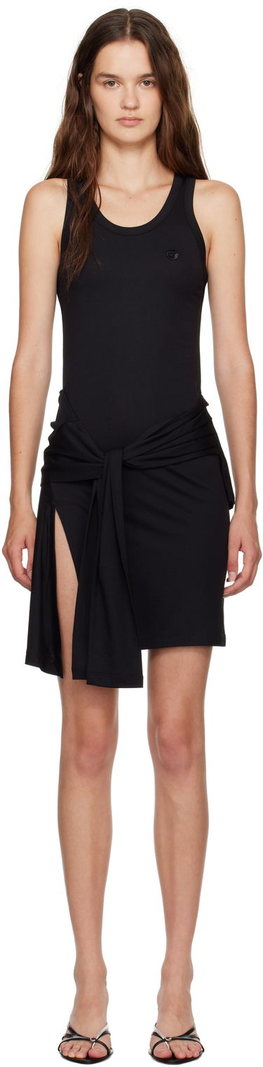 Obleke Coperni Coperni Knotted Jersey Minidress Črna | COPJS160F5009, 0