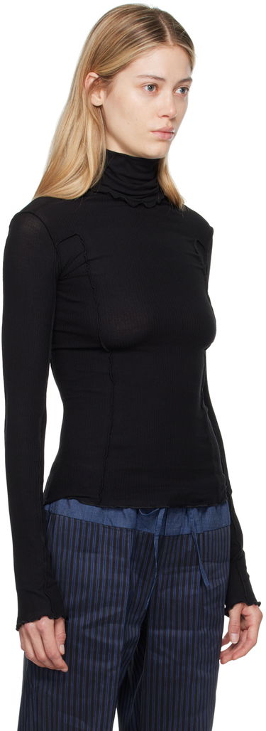 Majica Baserange Turtleneck Long Sleeve Top Črna | TTOMT-RI-000, 1