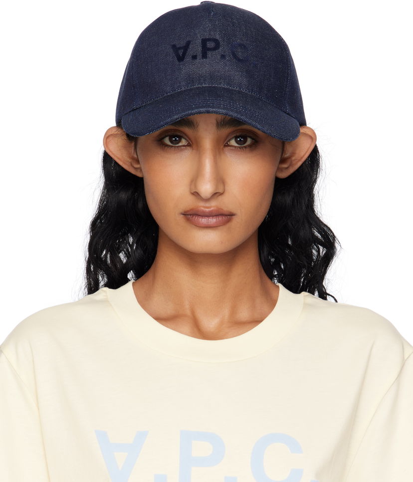 Kapa A.P.C. A.P.C. Charlie Eden 'VPC' Baseball Cap Mornarica | COHIZ-M24090