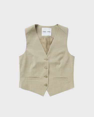 Telovnik Samsoe Samsoe Samsøe & Samsøe Saramona Vest Bež | F24200179-LIGHT-OLIVE, 0