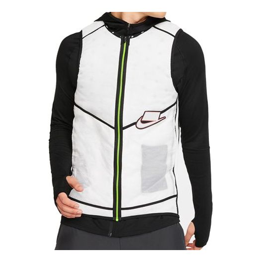 Telovnik Nike Aerolayer Wild Run Vest Bela | BV5620-100