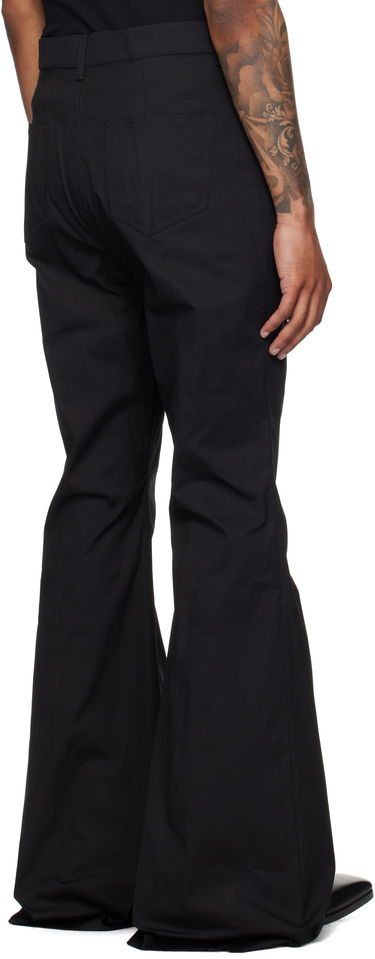 Hlače Rick Owens Rick Owens Concordians Bolan Bootcut Trousers Črna | RU02E1335 TE, 2