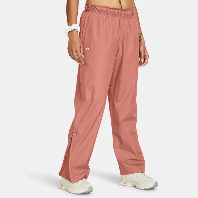 Hlače in kavbojke Under Armour Vanish Elite Gewebte Hose in Übergröße für Damen Canyon Rosa / Canyon Rosa Bež | 1382739-696
