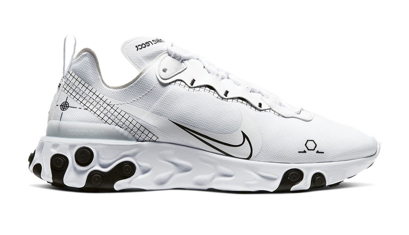Superge in čevlji Nike React Element Bela | CU3009-100, 1