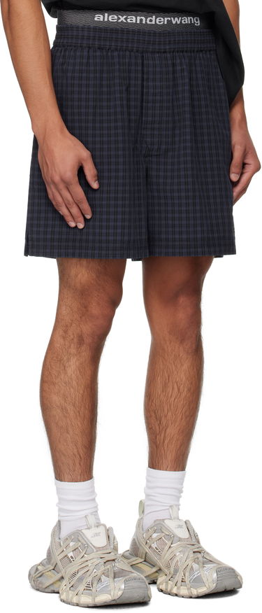 Kratke hlače Alexander Wang Alexander Wang Graphic Shorts Mornarica | 6WC3254099, 1