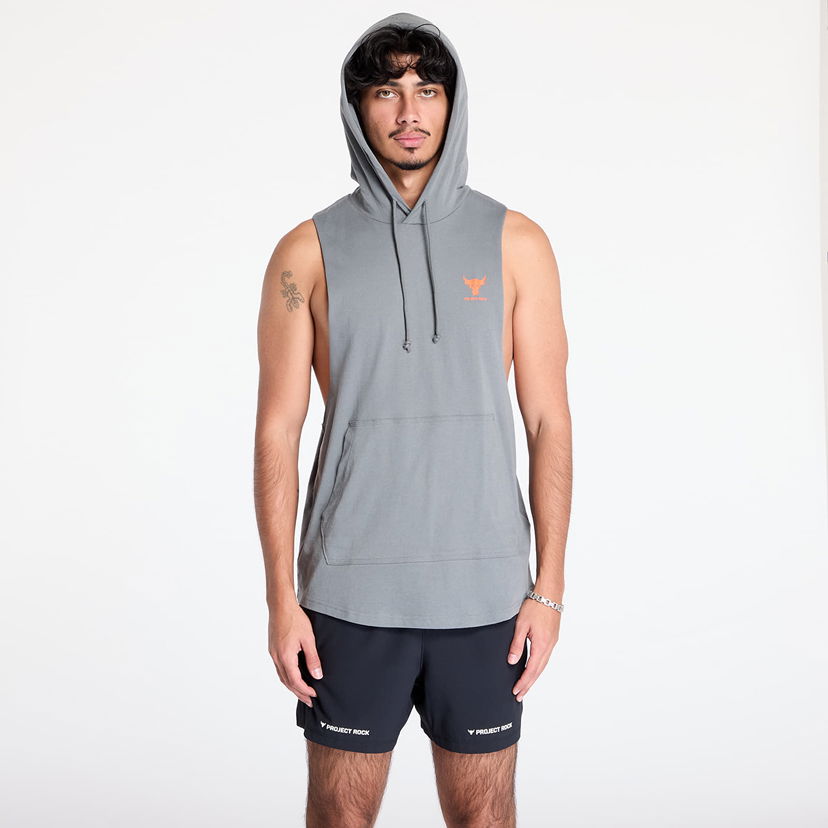 Oblačila in dodatki Under Armour Project Rock SL HD Payoff Clay Green/ Team Orange L Siva | 1387796-709