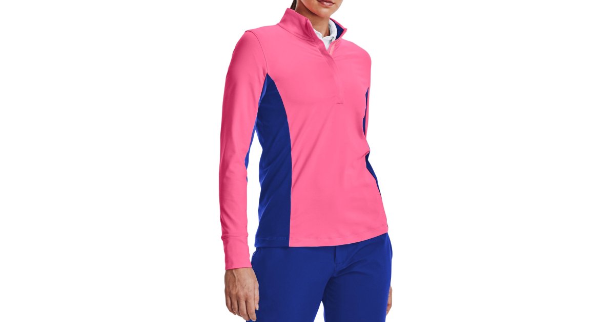 Pulover Under Armour UA Storm Midlayer 1/2 Zip Roza | 1370140-640, 1