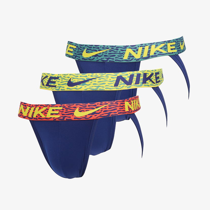 Boksarice Nike Nike Jock Strap 3-Pack Modra | 0000KE1144-405