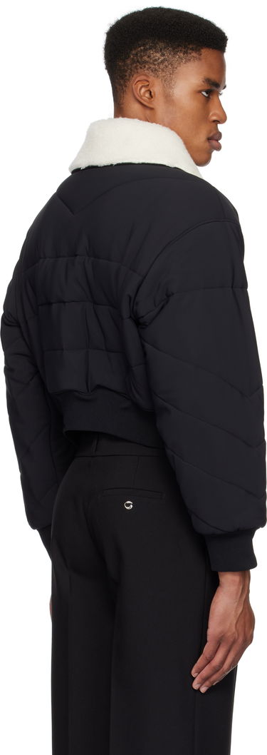 Bomber jakna Coperni C+ Shearling Collar Bomber Jacket Črna | V19BISF5004MEN, 2