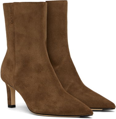 Oblačila Jimmy Choo Jimmy Choo Alizze 65 Suede Ankle Boots Rjava | ALIZZE AB 65 SVV, 3