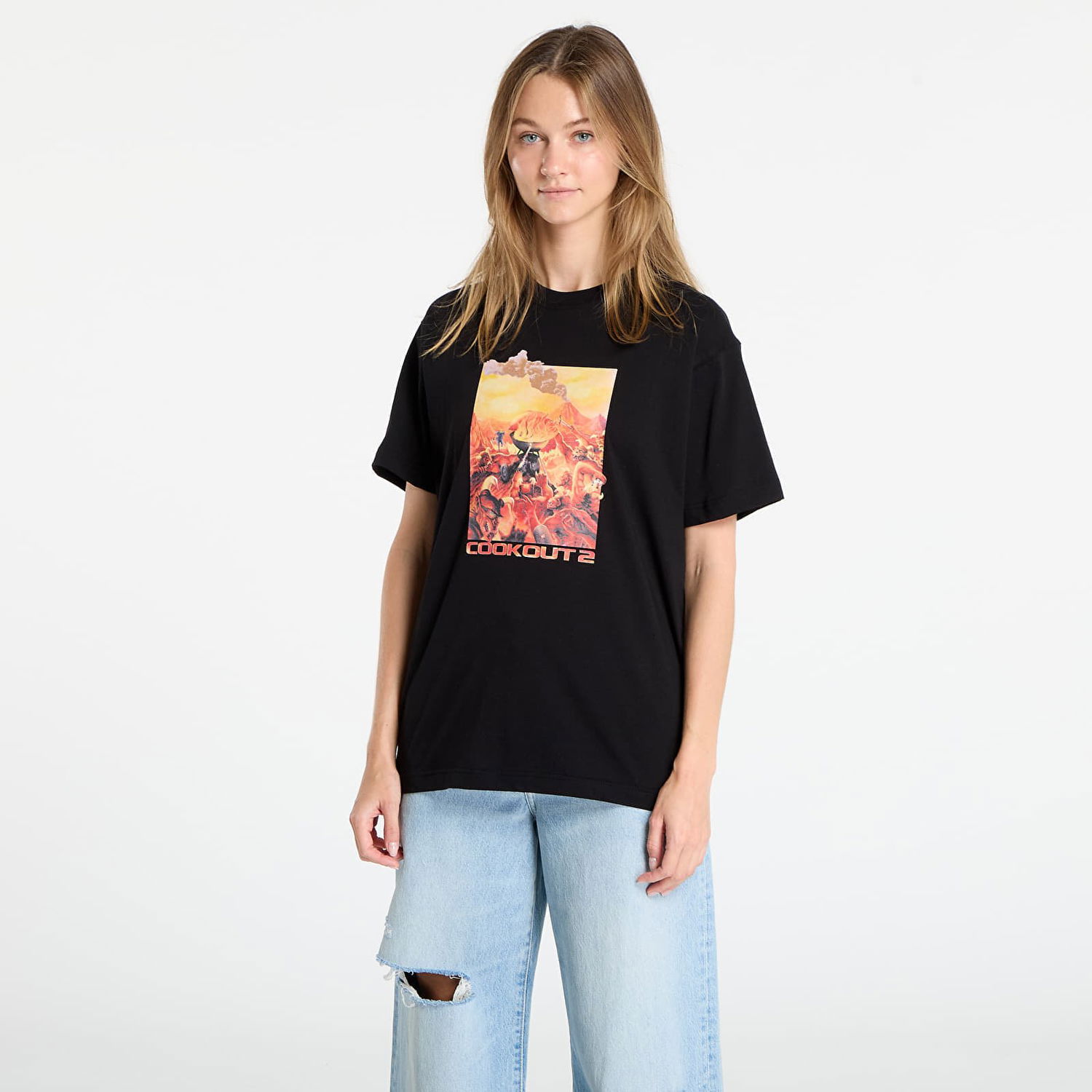 Majica Dime DIME Cook Out 2 T-Shirt Črna | DIMESU2564BLK, 1