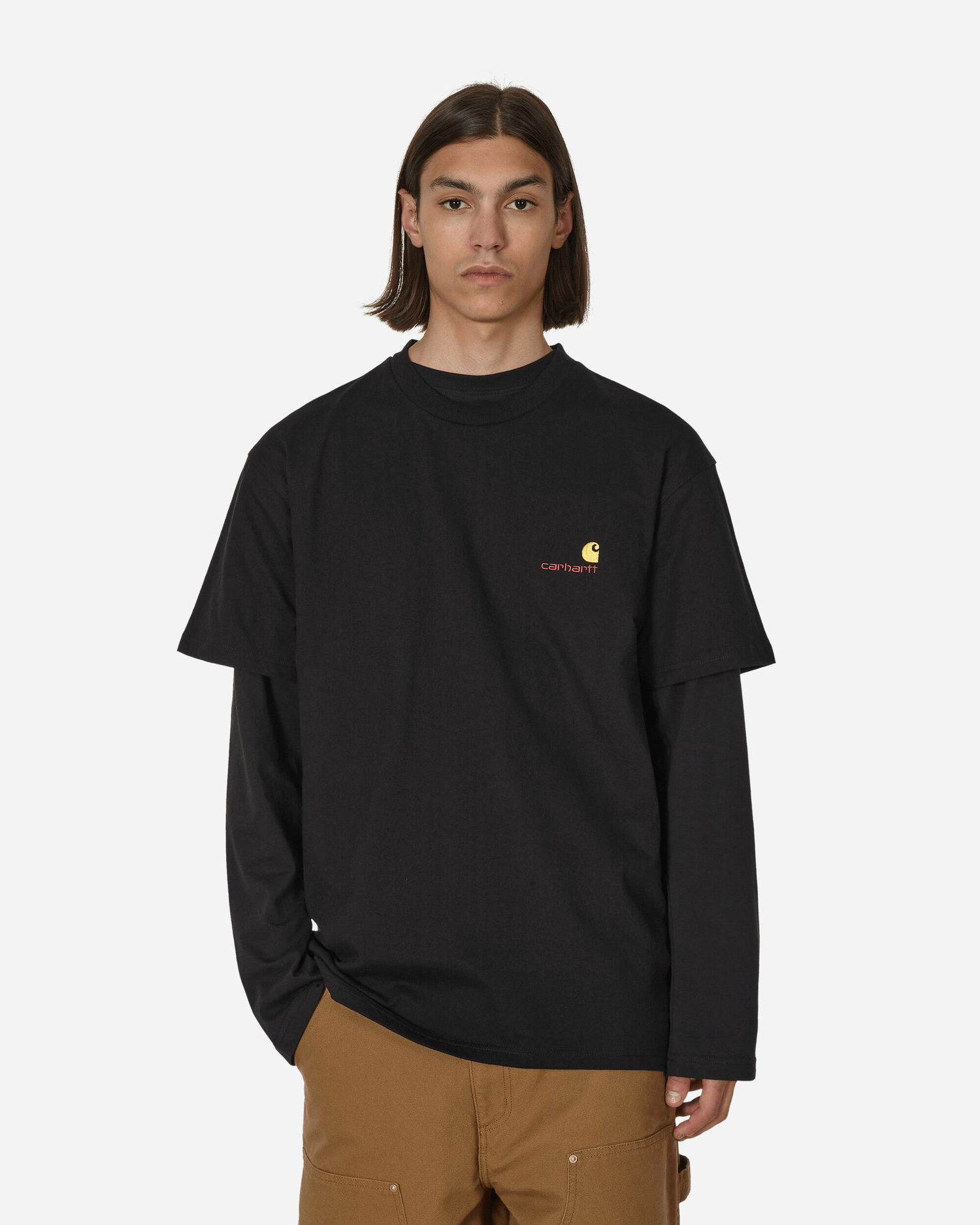 Majica Carhartt WIP American Script T-Shirt Črna | I029956_89_XX, 0