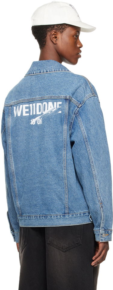Jakna We11done We11done Faded Denim Jacket Modra | WD-DJ1-23-913-U-BL, 2