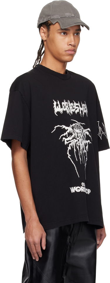 Majica 032C 032c Workshop Armour Graphic T-Shirt Črna | S25-URC-0113-050, 1