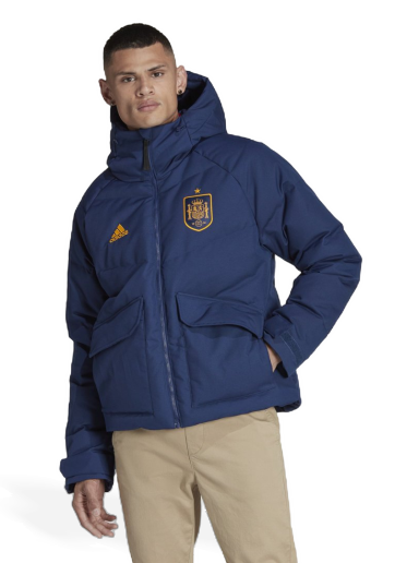 Jakna adidas Performance Spain Lifestyler Down Jacket Mornarica | HE8906