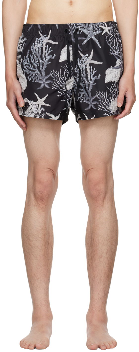 Kopalke Versace Versace Barocco Sea Print Swim Shorts Črna | 1016217_1A11347