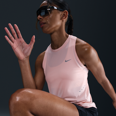 Majica brez rokavov Nike Swift Dri-FIT Running Tank Top Roza | HQ0620-607, 4
