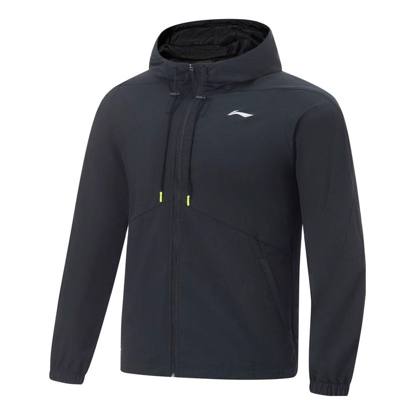 Vetrovka Li-Ning Fitness Series Hooded Jacket Črna | AFDT411-1