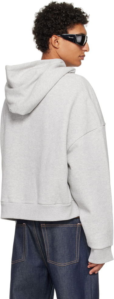 Pulover Entire Studios Entire Studios Heavy Cropped Hoodie Siva | ES2125SI, 2