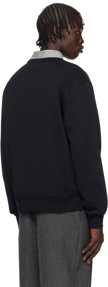 Pulover A.P.C. Boxy Sweatshirt with Logo Črna | COHGO-H27916, 2