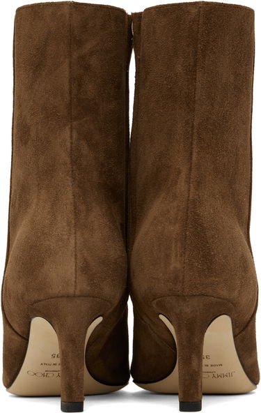 Oblačila Jimmy Choo Jimmy Choo Alizze 65 Suede Ankle Boots Rjava | ALIZZE AB 65 SVV, 1