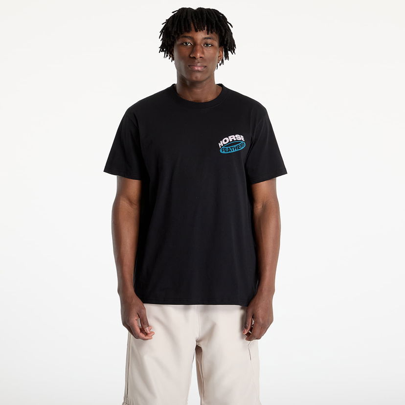 Majica Horsefeathers Horsefeathers Orbit T-Shirt Črna | SM1382A