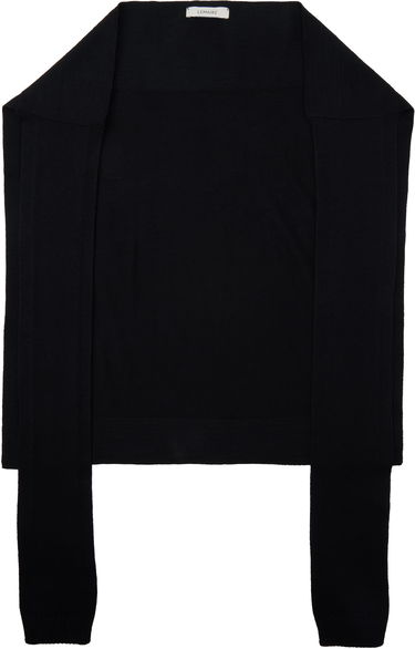 Šala LEMAIRE Lemaire Trompe L'oeil Shrug Črna | AC1207 LK087, 0