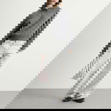 Polo majica Samsoe Samsoe Sadory Long Sleeve Polo Top Siva | F25400107-CLR001804, 4