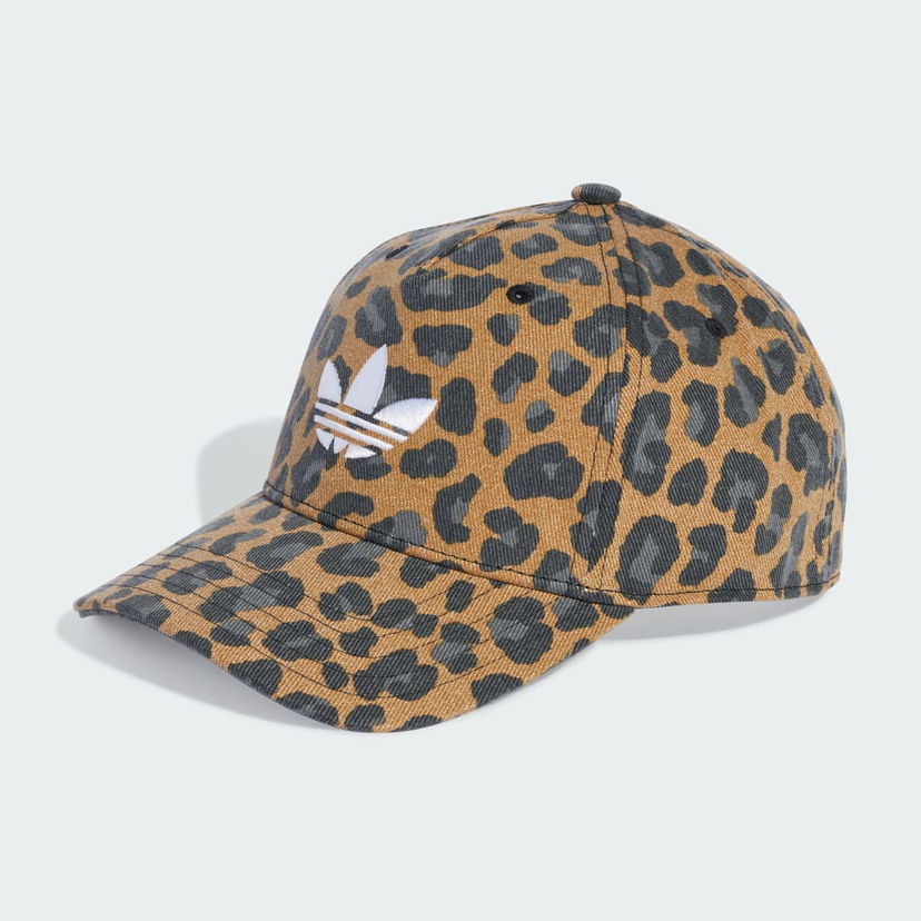 Kapa adidas Performance Leopard Print Baseball Cap Rjava | JW8034