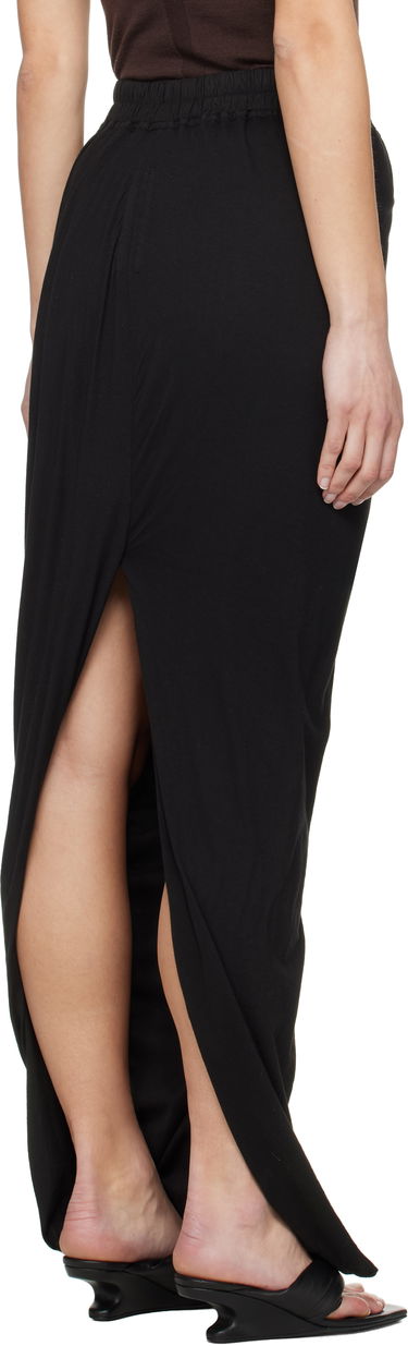 Krila Rick Owens Rick Owens DRKSHDW Hollywood Pull On Maxi Skirt Črna | DS01E3332 BHDB, 2