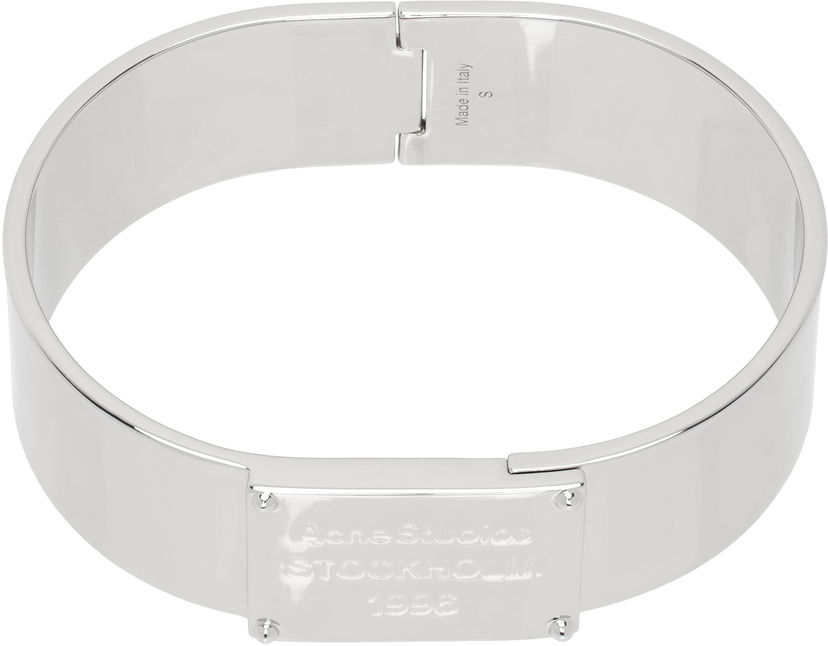 Zapestnica Acne Studios Acne Studios Engraved Logo Bracelet Kovinski | C50455-