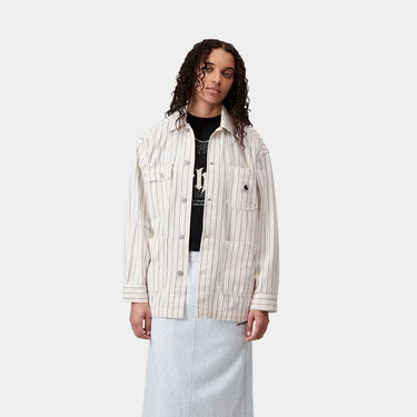 Plašči Carhartt WIP Hendry Stripe Chore Coat Bela | I034847_3, 0