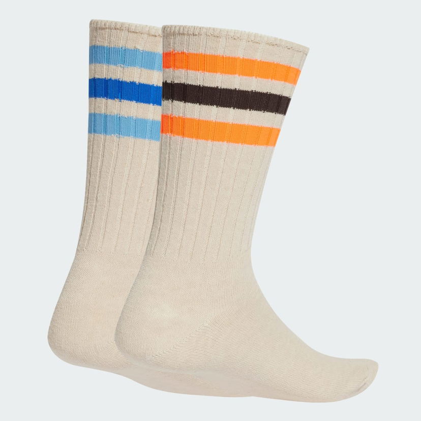 Nogavice adidas Performance Ribbed Crew Socks (2 Pairs) Bež | JC8625