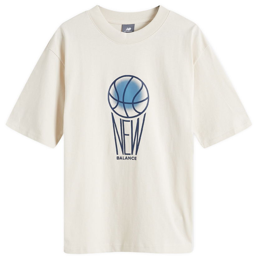 Majica New Balance Graphic T-Shirt Bež | MT44585-LIN
