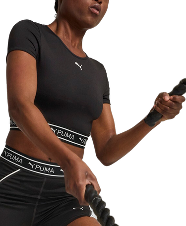 Krop-top Puma Puma Strong Baby Short Sleeve Crop Top Črna | 525878-51, 3
