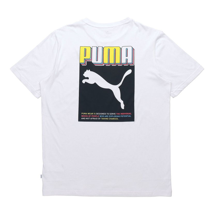 Majica Puma Celebration Graphic Short Sleeve T-Shirt Bela | 586040-02
