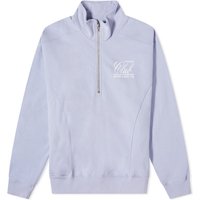 Pleteni pulover Sporty & Rich 94 Country Club Quarter Zip Sweat Lila | QZ881CH, 1