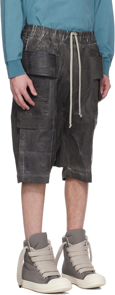 Kratke hlače Rick Owens Rick Owens DRKSHDW Hollywood Creatch Cargo Pods Shorts Črna | DU01E3382 SCF, 4