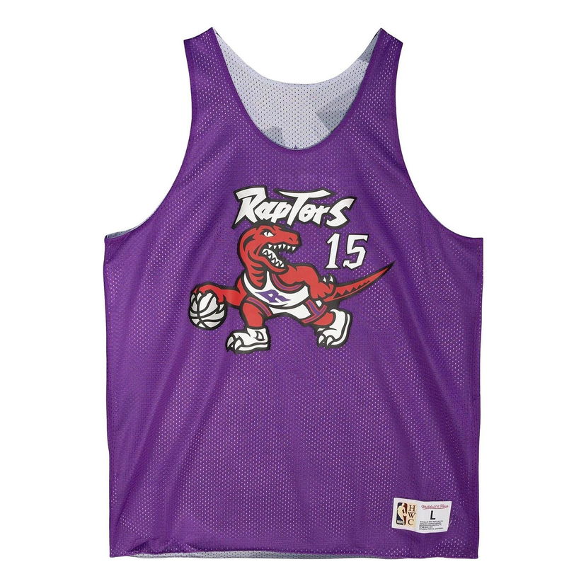 Majica brez rokavov Mitchell & Ness Raptors Basketball Jersey Lila | TMTK3208-TRAYYVCAPURP