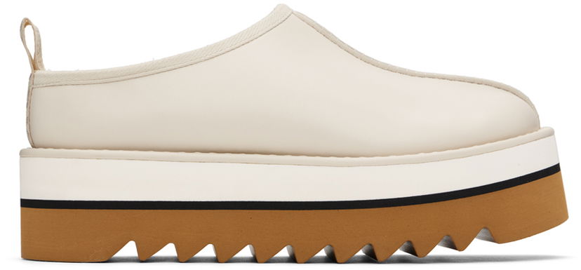 Superge in čevlji Stella McCartney Elyse Platform Slippers Bela | 810441E00193