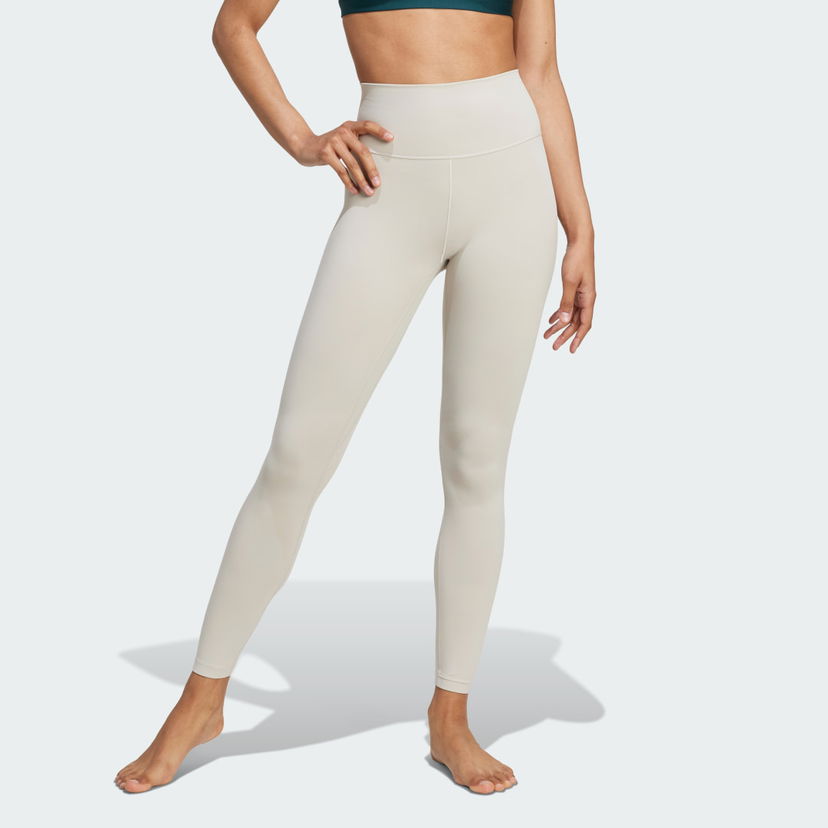 Pajkice adidas Performance All Me 7/8 Tights Bež | JW7580
