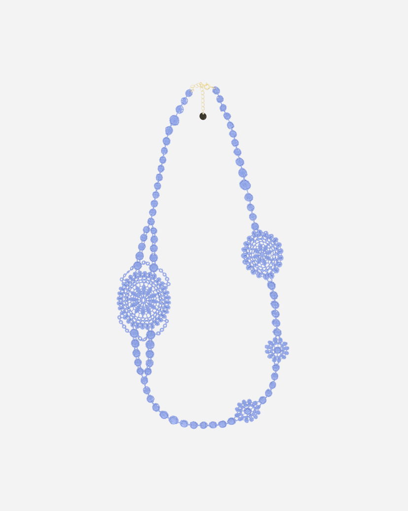 Ogrlica UNDERCOVER Lace Necklace Modra | UC1E4A02 002