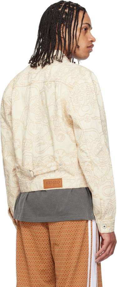 Jakna KENZO Kenzo Paris VERDY Edition Embroidered Trucker Jacket Bež | FF55DV3096W1, 2