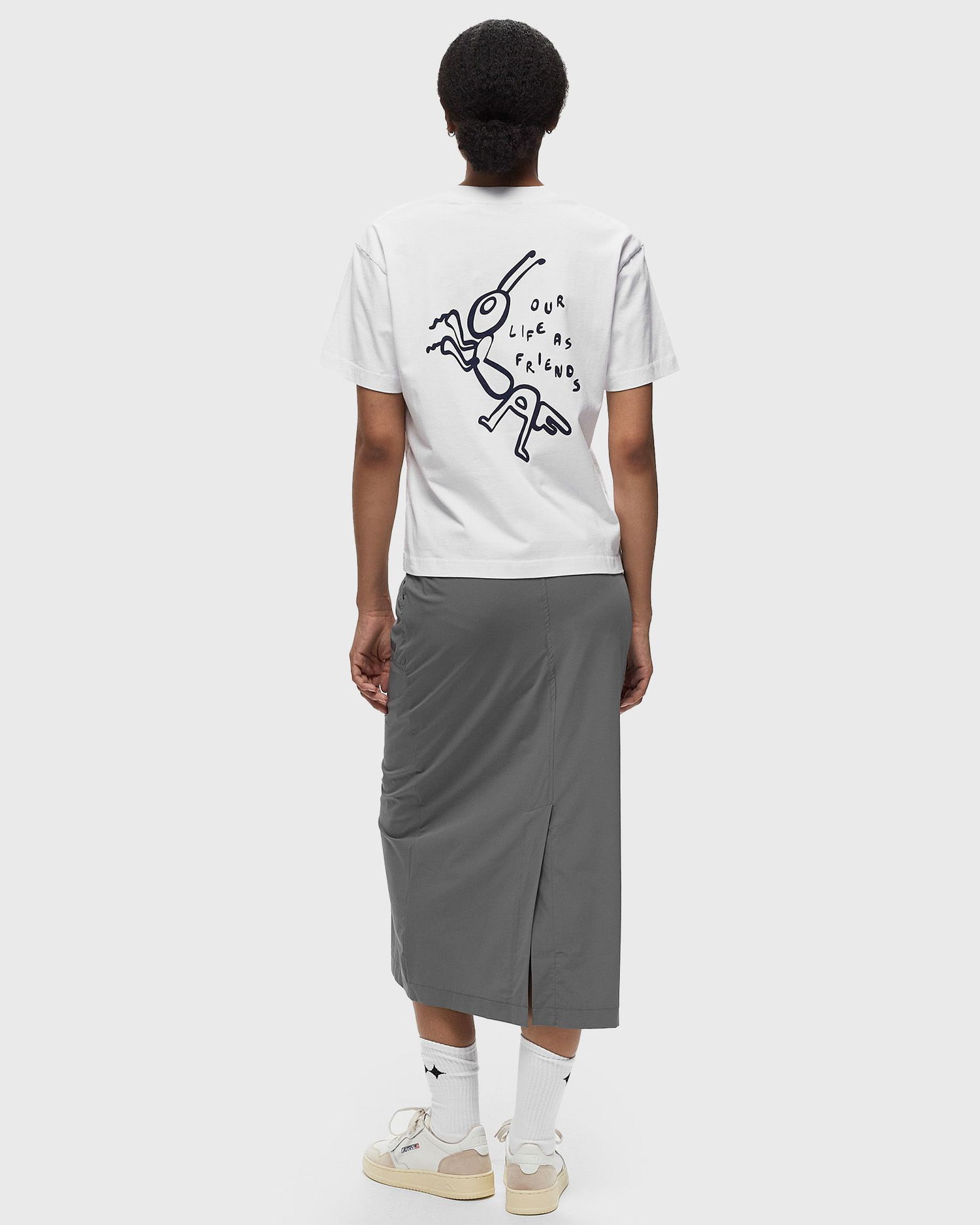 Majica ØLÅF GRASSHOPPER TEE Bela | W180104-OPTICAL-WHITE, 1