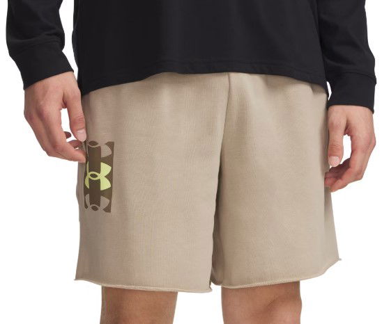 Kratke hlače Under Armour Rival Terry Logo 8in Shorts Bež | 1390147-299