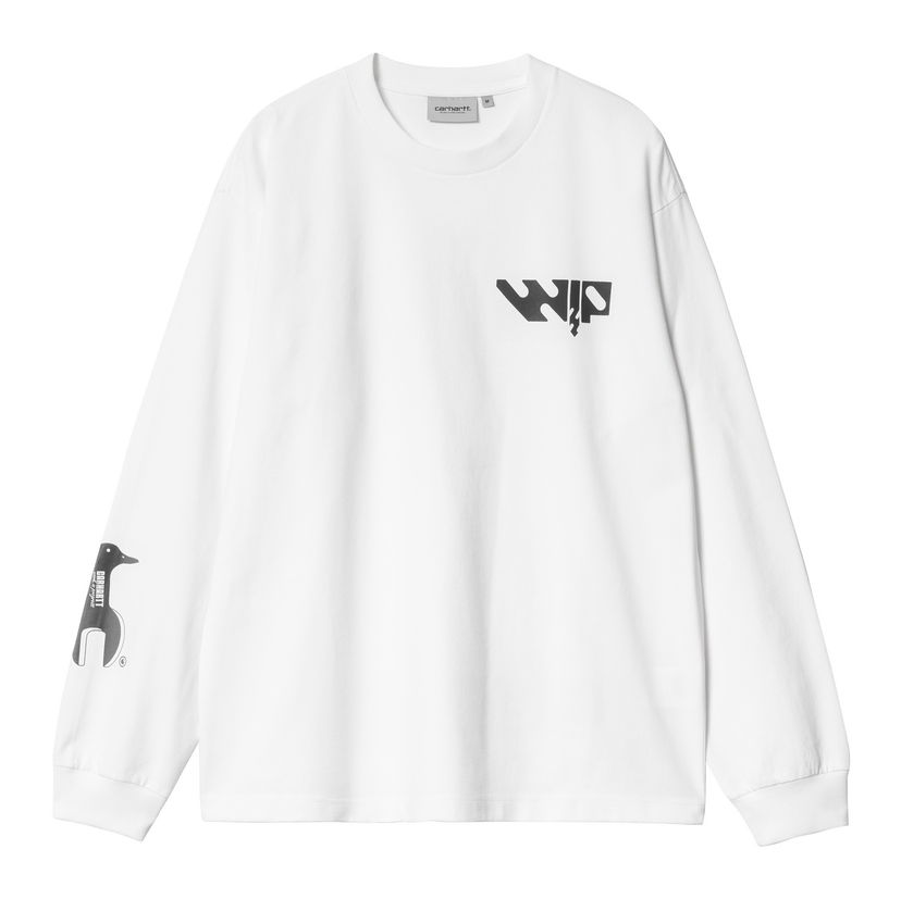 Majica Carhartt WIP Long Sleeve Graphic Print T-Shirt Bela | I034411_9